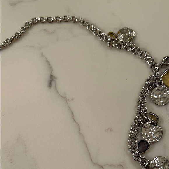 Chico's Silver belt with Blue and Yellow Accents - Picture 6 of 6